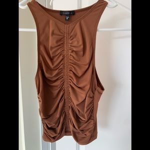 Brown tank top